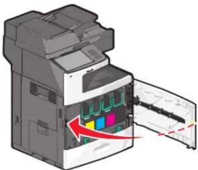 LEXMARK X792de - Cleaning the printhead lenses - 4