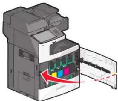 LEXMARK X792de - Replacing a print cartridge - 8