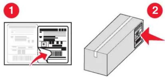 LEXMARK X792dtse - Replacing the waste toner bottle - 4