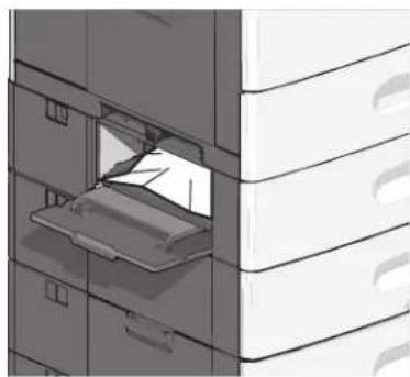LEXMARK X792dtse - Paper jam in the optional trays - 1