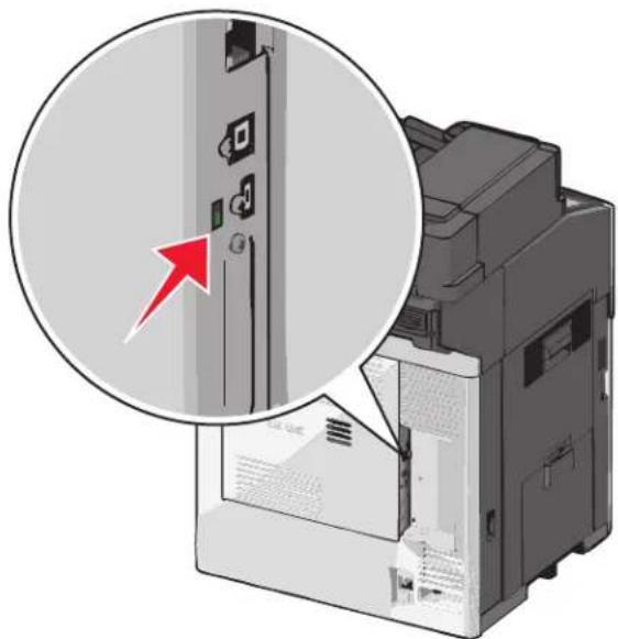 LEXMARK X792dtse - Using the security lock feature - 1