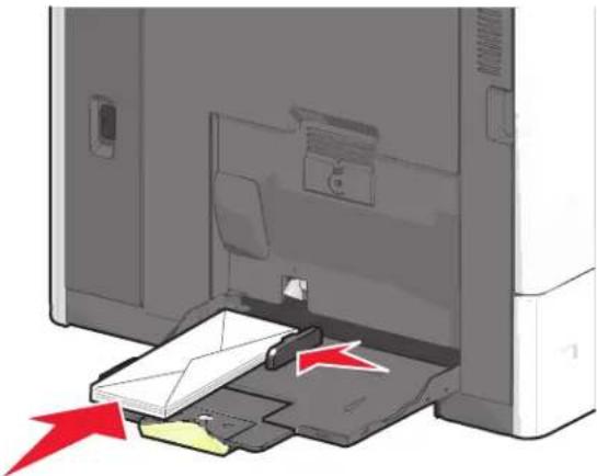 LEXMARK X792dtse - Loading the multipurpose feeder - 7