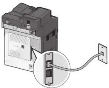 LEXMARK X792dtse - Connecting to a distinctive ring service - 1
