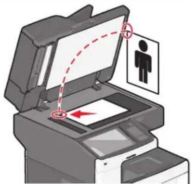 LEXMARK X792dtse - ADF Scanner glass - 2