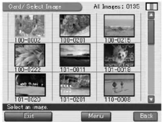 SONY DPP-EX7 - ■ Selección de una imagen - 1