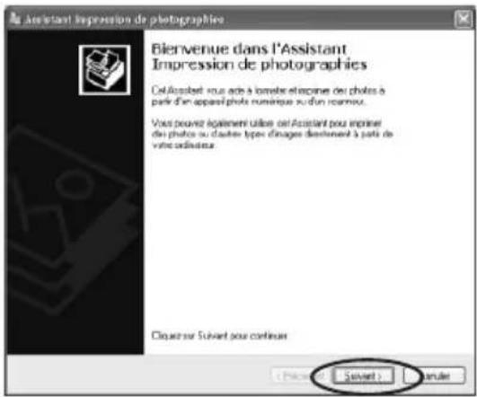 SONY DPP-EX7 - Sélectionnez la mise en page et la quantité d'impressions, puis cliquez sur "Suivant". - 1