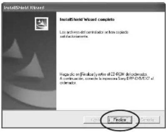 SONY DPP-EX7 - Uso de la impresora con un ordenador con sistema operativo Windows - 2