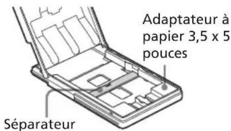 SONY DPP-EX7 - Insertion du papier d'impression - 2