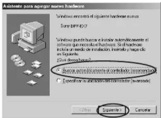 SONY DPP-EX7 - Si utiliza Windows Me - 1