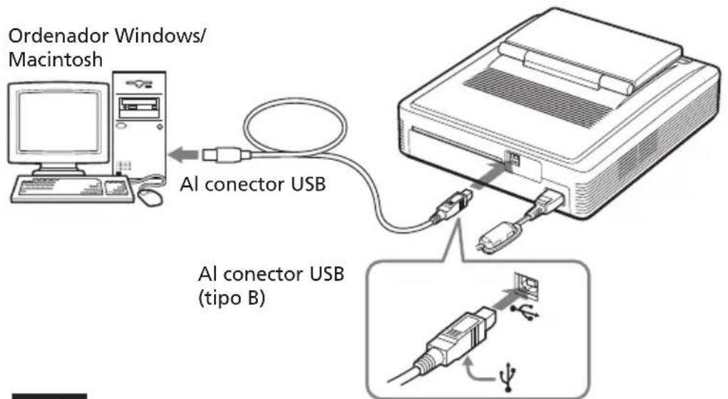 SONY DPP-EX7 - Conexión a un ordenador (opcional) - 1