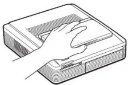 SONY DPP-EX7 - Opening the operation panel - 1