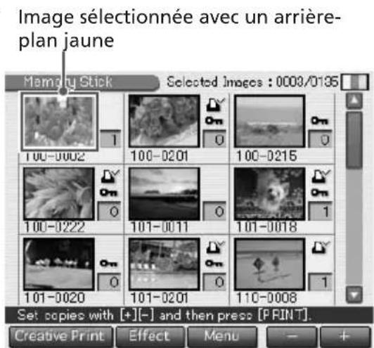 SONY DPP-EX7 - Pour annuler la sélection - 1