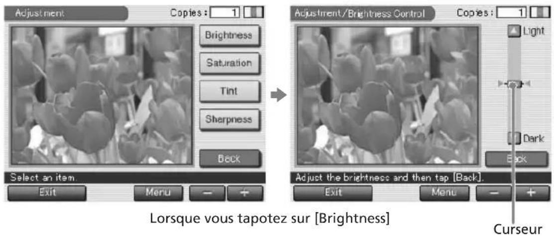 SONY DPP-EX7 - Réglage de la qualité d'image - 1