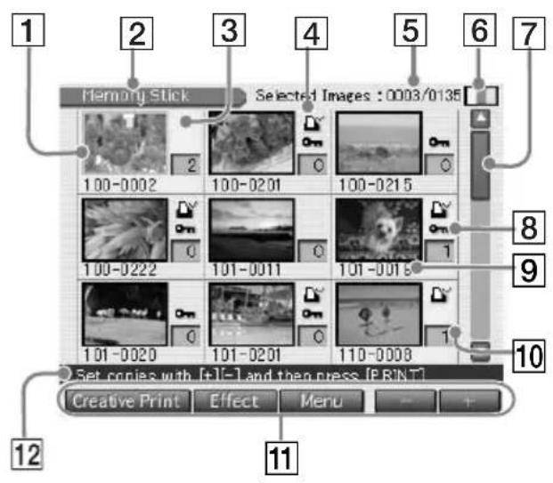 SONY DPP-EX7 - Panel posterior de la impresora - 2
