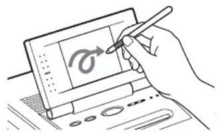 SONY DPP-EX7 - Utilisation du crayon optique - 2