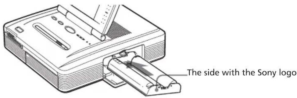 The side with the Sony logo