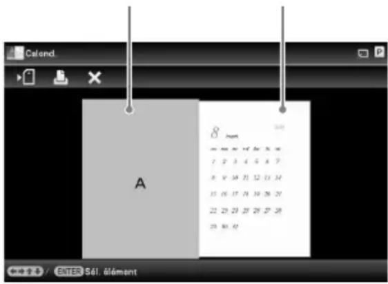 SONY DPP-F800 - Réalisation un calendrier - 1