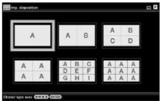 SONY DPP-F800 - Réalisation d'une Imp. disposition - 1