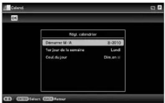 SONY DPP-F800 - Réglez le calendrier. - 1