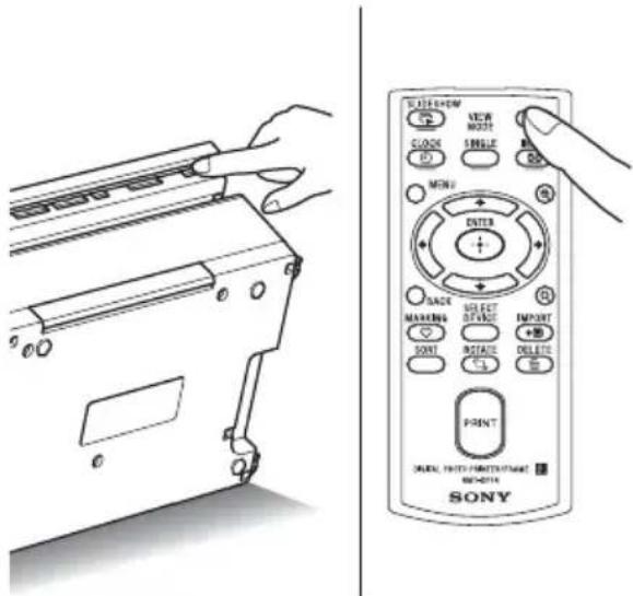 SONY DPP-F800 - Mise sous tension - 1