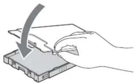 SONY DPP-F800 - Fermez le couvercle du magasin à papier. - 1