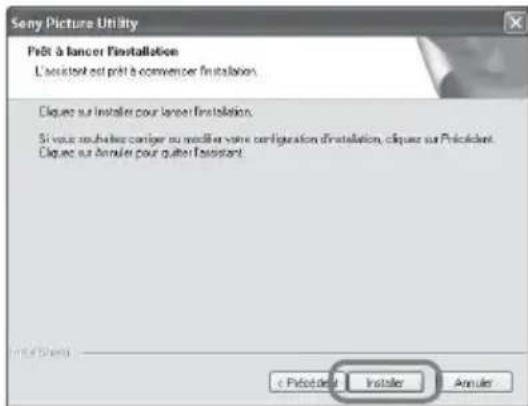SONY DPP-FP35 - Cliquez sur « Installer ». - 1