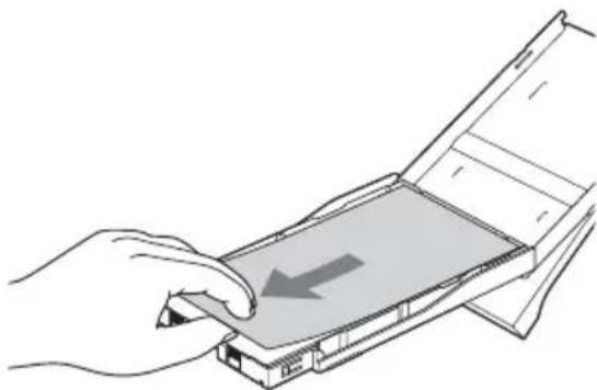 SONY DPP-FP35 - Insertion du papier d'impression - 5