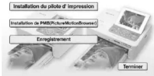 SONY DPP-FP67 - Allumez votre ordinateur, démarrez Windows et insérez le CD-ROM fourni dans le lecteur de CD-ROM de votre ordinateur. - 1