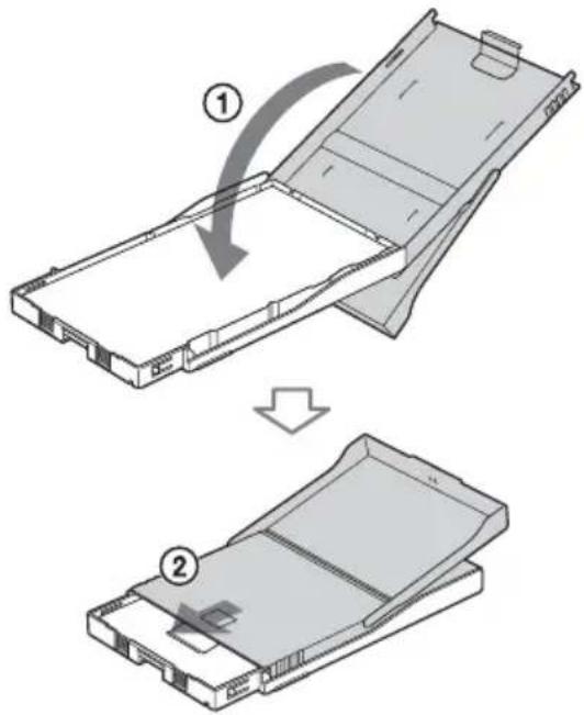 SONY DPP-FP55 - Insertion du papier d'impression - 6
