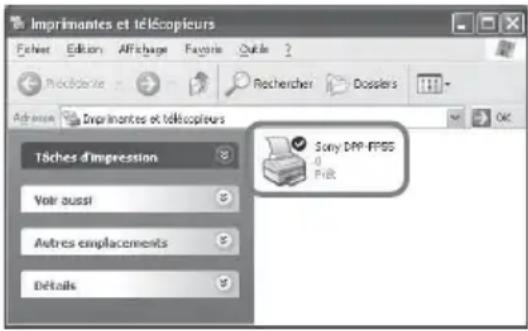 SONY DPP-FP55 - Vérification de l'installation - 1