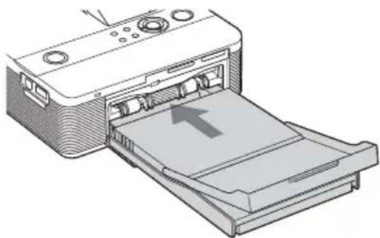 SONY DPP-FP55 - Insertion du papier d'impression - 8