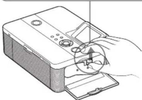 SONY DPP-FP55 - Retrait de la cartouche d'impression - 2