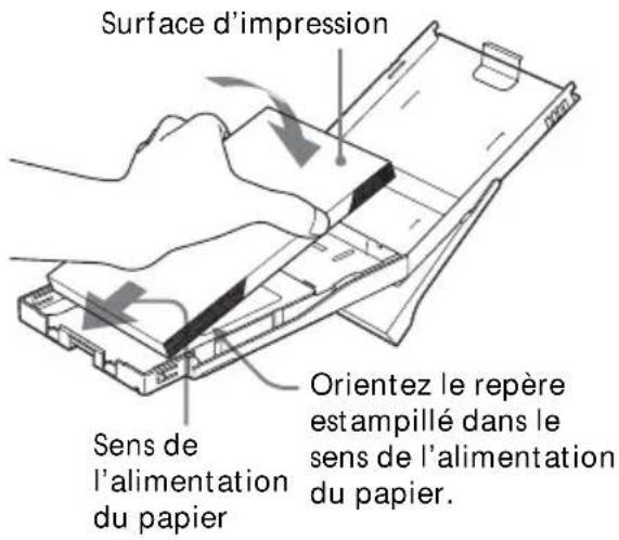 SONY DPP-FP55 - Insertion du papier d'impression - 3