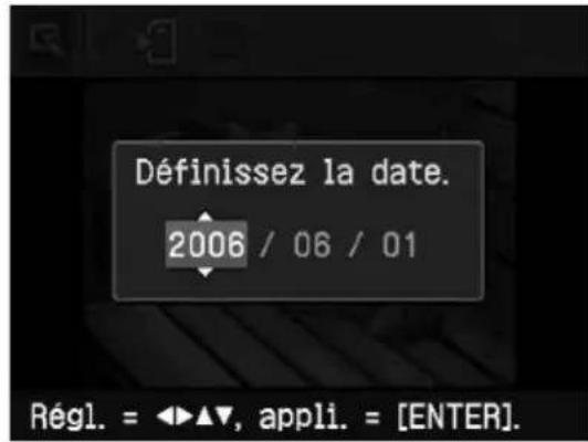 SONY DPP-FP55 - Réglez la date. - 1