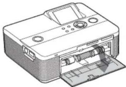 SONY DPP-FP55 - Insertion du papier d'impression - 7