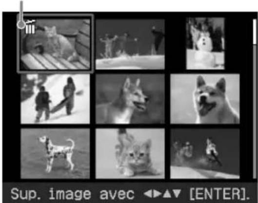 SONY DPP-FP55 - Appuyez sur / pour sélectionner « Supprimer image », puis appuyez sur ENTER. - 1