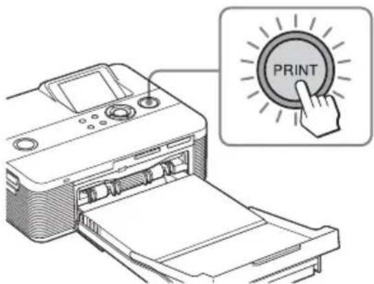 SONY DPP-FP55 - Appuyez sur PRINT. - 1