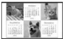 SONY DPP-FP55 - Réalisation d'un calendrier - 1