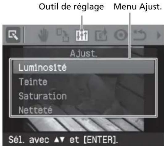 SONY DPP-FP55 - Réglage d'une image - 1