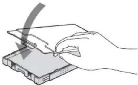 SONY DPP-FP97 - Set the print paper into the paper tray. - 2
