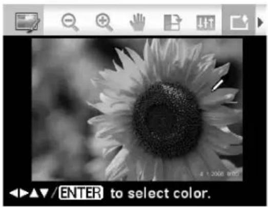 SONY DPP-FP97 - To select a color from a photo - 1