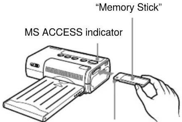 "Memory Stick" MS ACCESS indicator