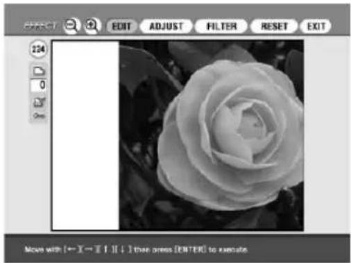 SONY DPP-SV88 - Changing an image position - 3