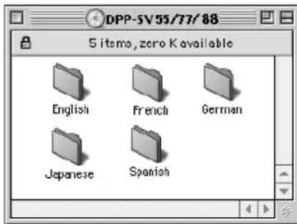 DPP-SV 55/77/88 5 items, zero K available English French German Japanese Spanish