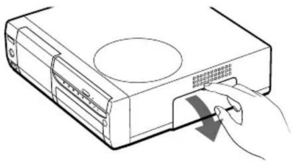 SONY DPP-SV88 - Loading the print cartridge - 1