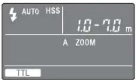 AUTO HSS 1.0 - 2.0 m A ZOOM TTL