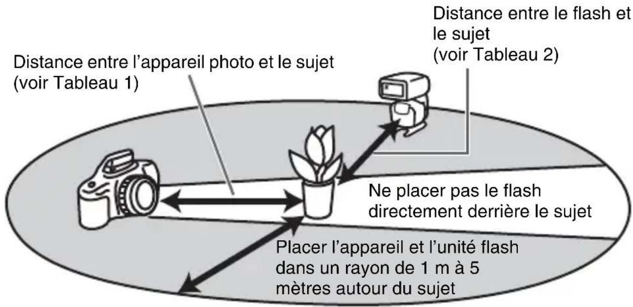 SONY HVL-F43AM - Portée du flash sans cordon - 1