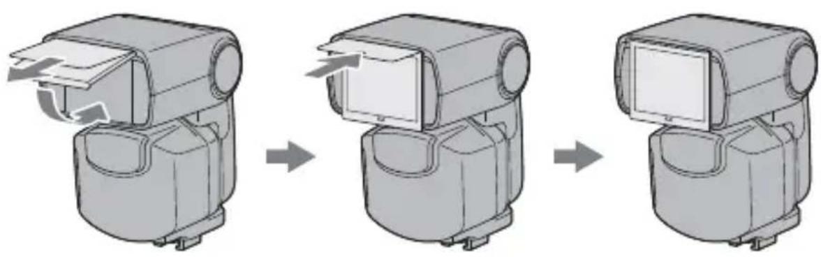 SONY HVL-F43AM - Adaptateur grand angle intégré (couverture 15 mm) - 1