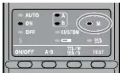 AUTO ON OFF CUSTOM ON/OFF A-B TTL/M 100/9 TEST