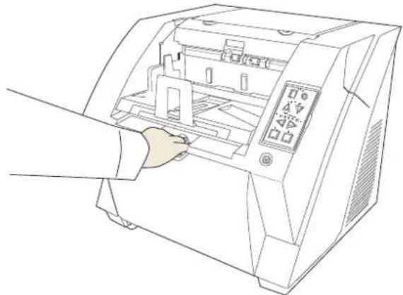 FUJITSU fi-5950 - ■ Opening the Hopper - 1